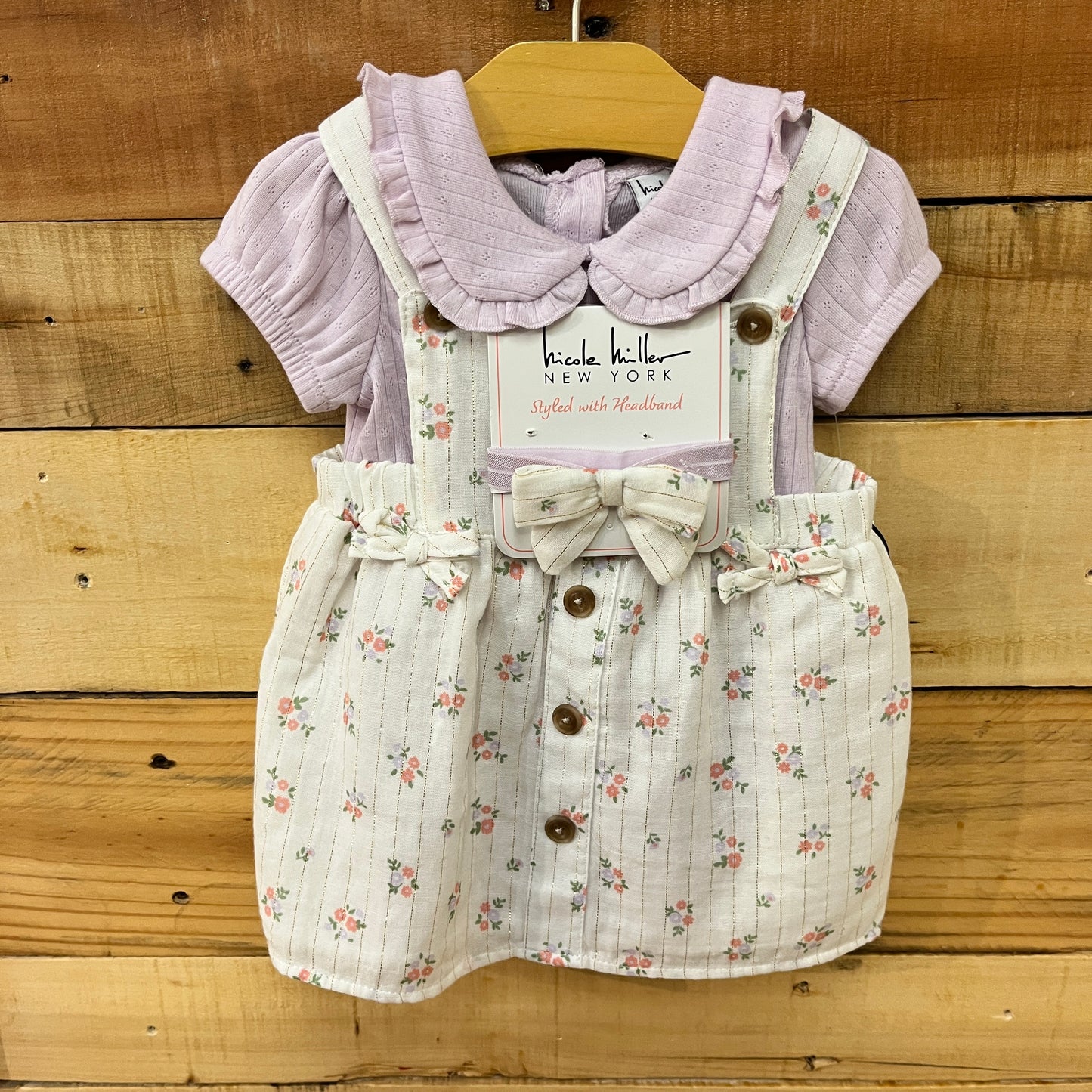 Nicole Miller child size 3 mo 3-piece