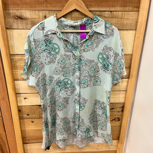 Versace size 14  Wmn L Shirt