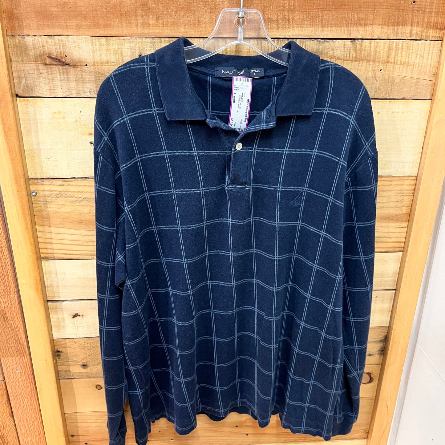 Nautica Mens Size L men Shirt