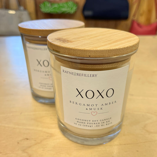 Candle XOXO, Bergamot,Amber & Musk