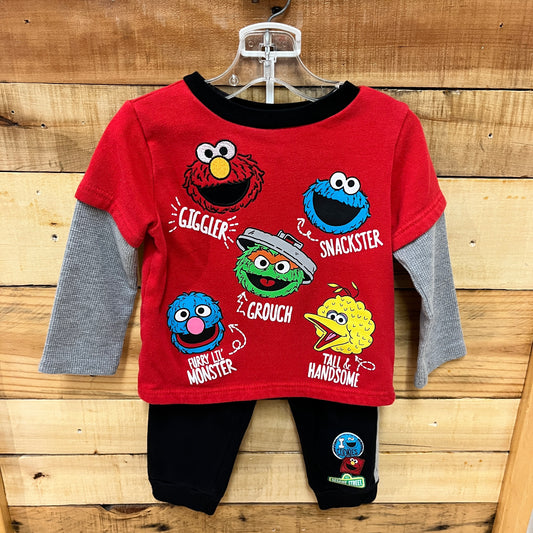 sesame street child size 24 mo 2-piece