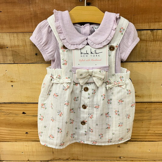 Nicole Miller child size 3 mo 3-piece