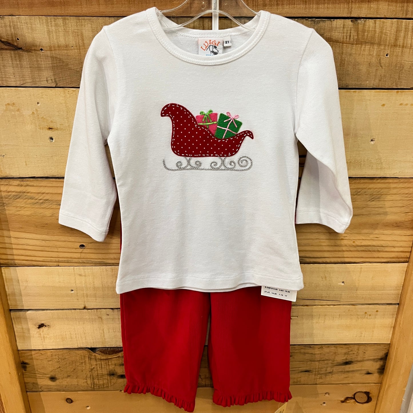 Luigi Kids child size 2T 2-piece