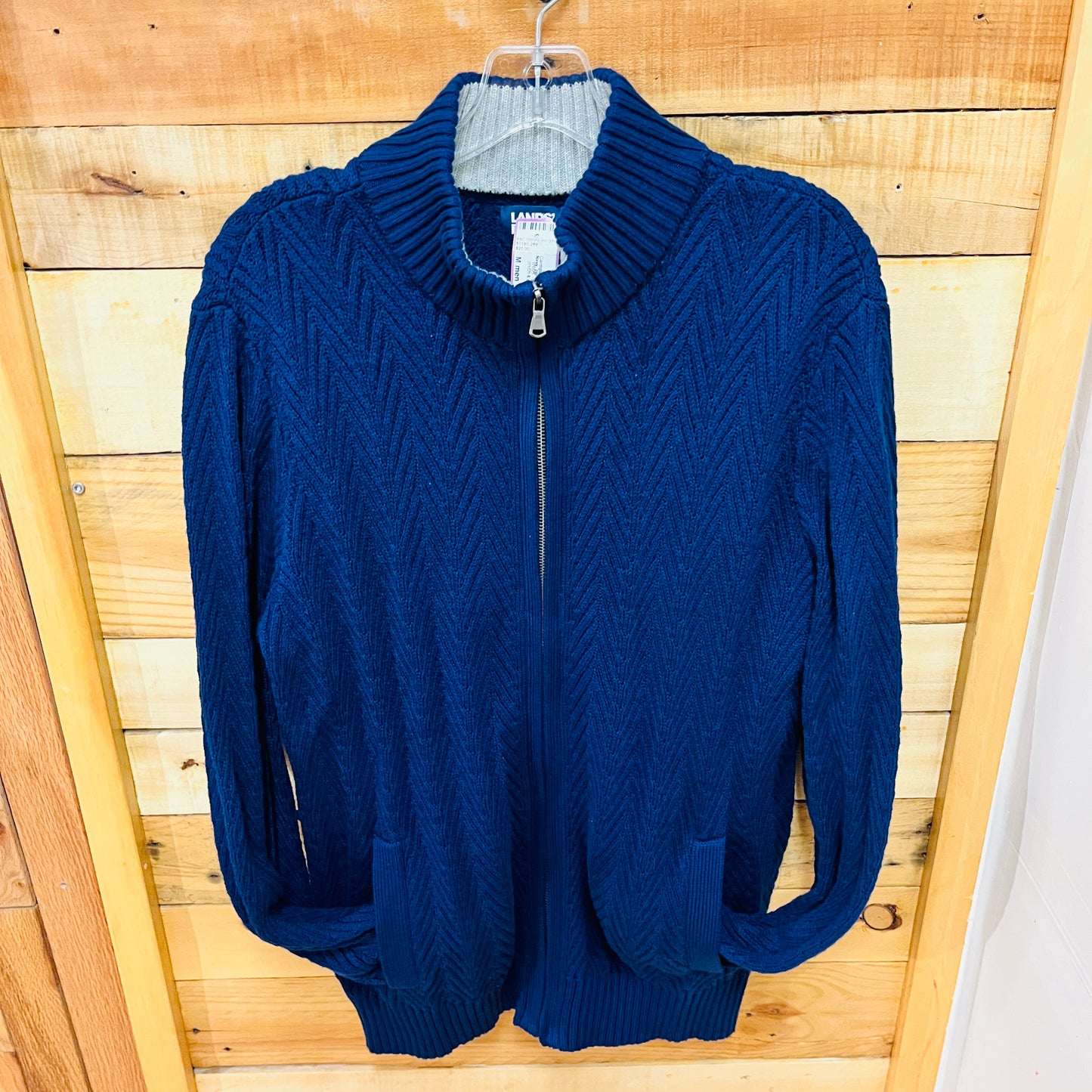 Lands' End Mens Size M men Cardigan