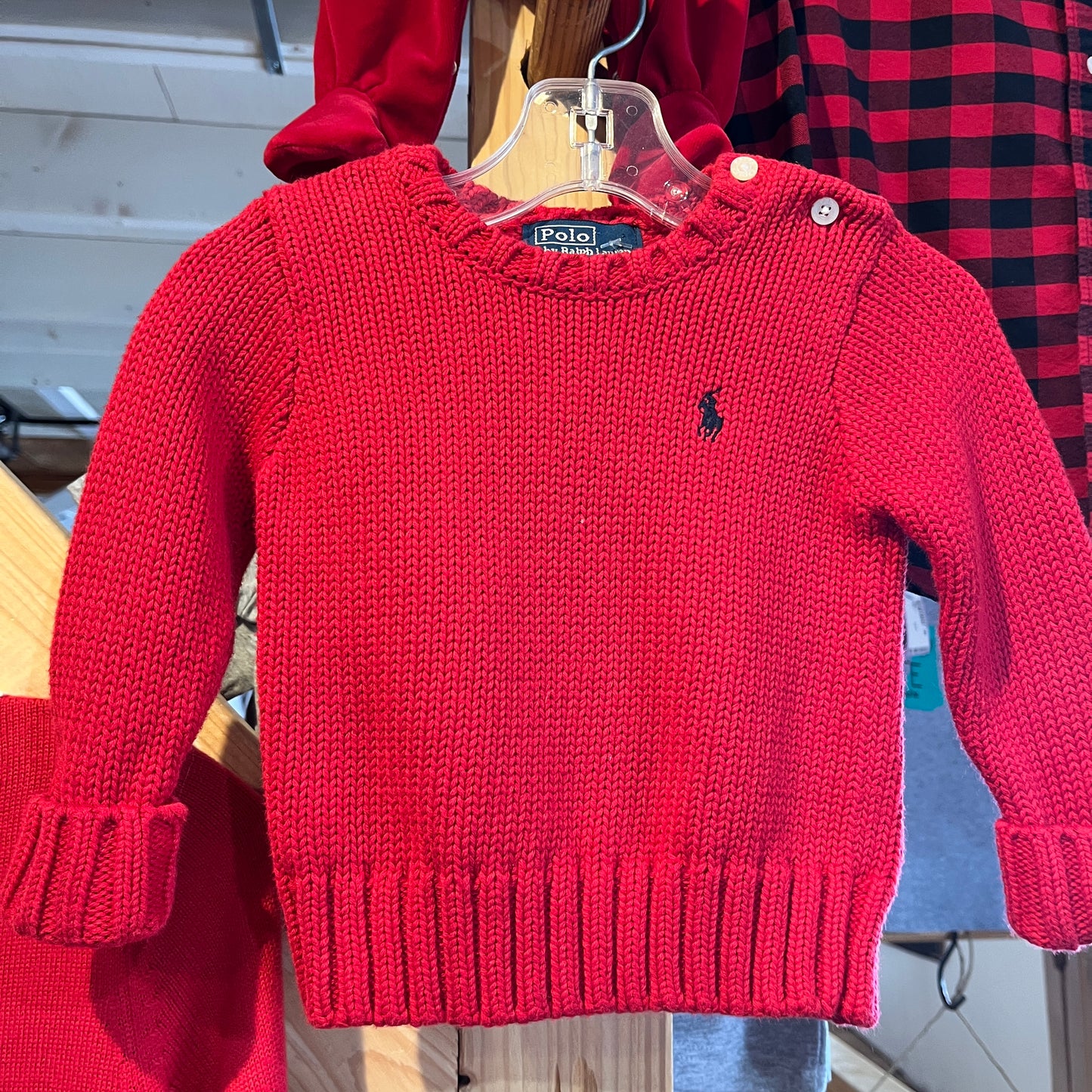 Polo child size 12 mo Sweater